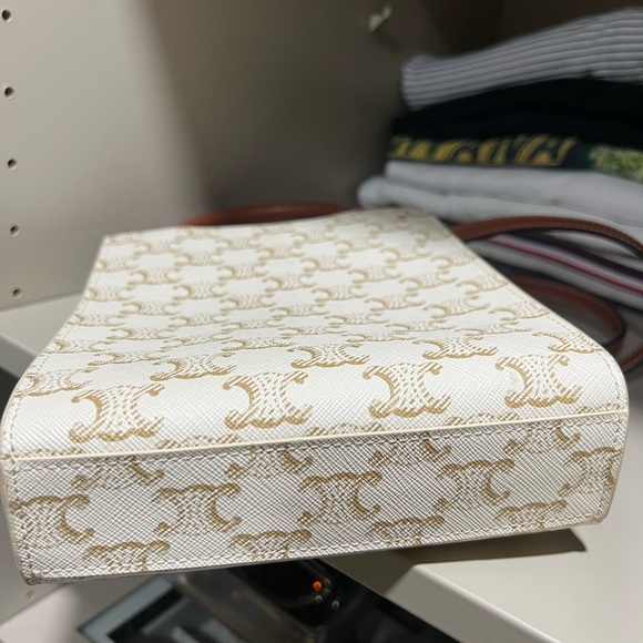 Celine bag!!! Leather Mini tote or handle ! wear both ways - Picture 3 of 5